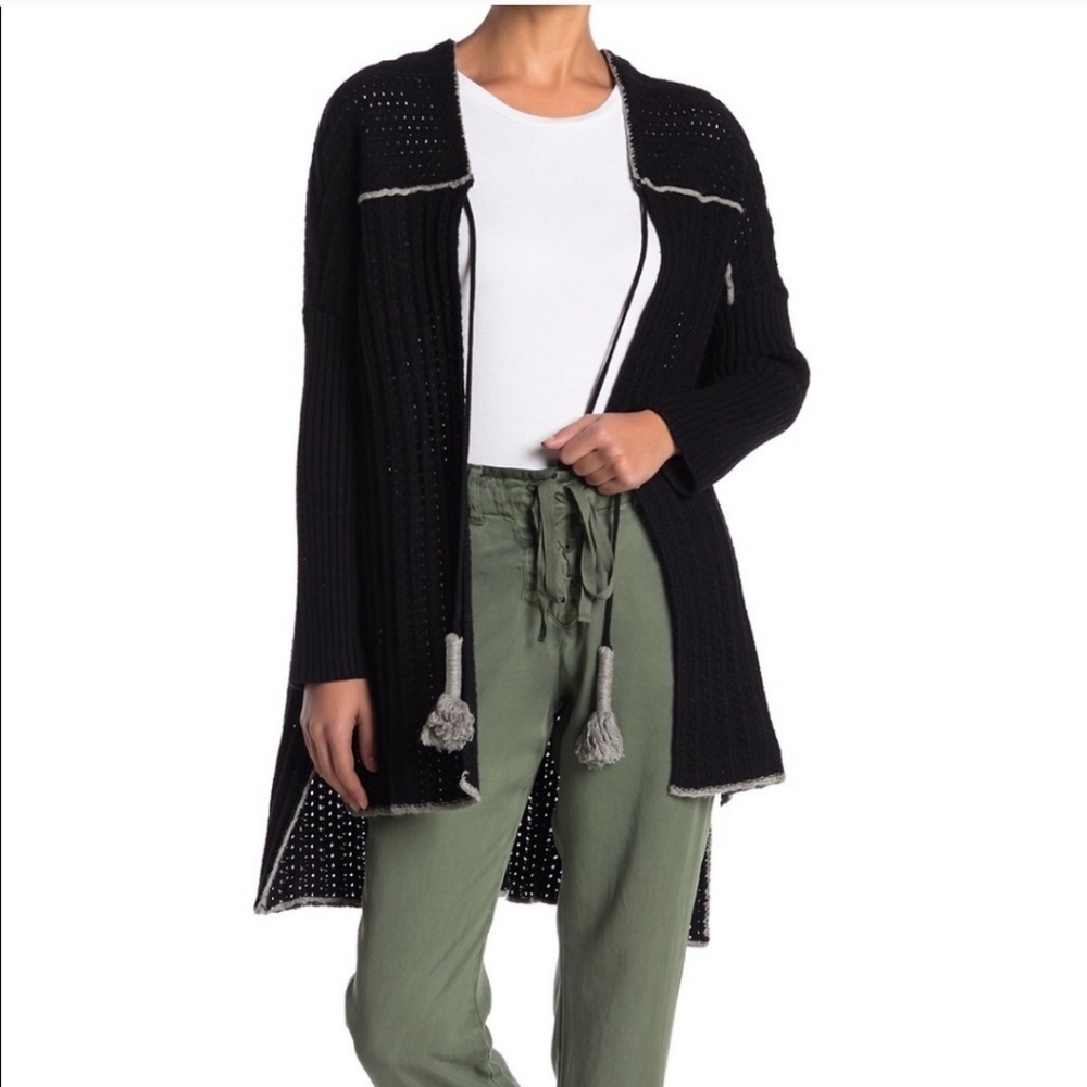 Ugg Black Riley Sweater Poncho‎ Women's M/L